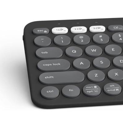 Teclado Bluetooh Logitech Pebble Keys 2 K380S Grafito
