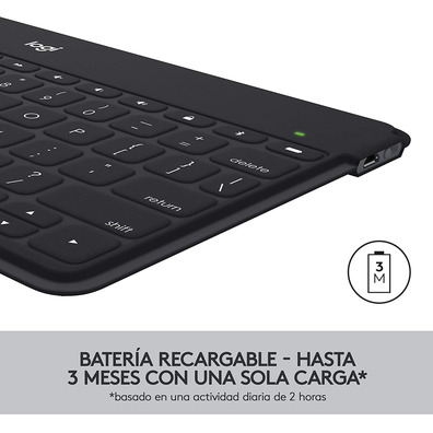 Teclado Bluetooth Logitech Keys-to-Go iPhone/iPad Azul