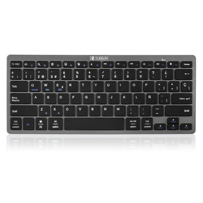 Teclado Bluetooth Subblim 1DYC002 Grey Windows/iOS/Android