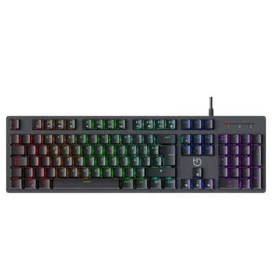 Teclado Gaming HIDITEC GK400 RGB USB Negro