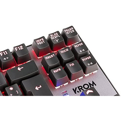 Teclado Gaming Krom Kernel TKL Mecánico RGB