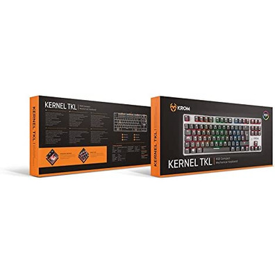 Teclado Gaming Krom Kernel TKL Mecánico RGB