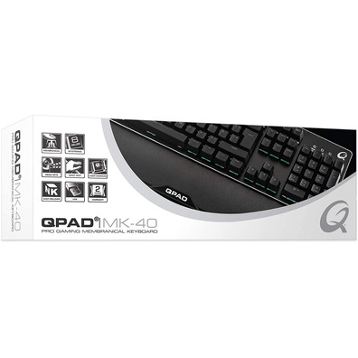 Teclado Gaming QPAD MK40 Membrana