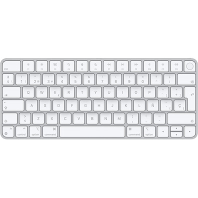 Teclado Inalámbrico Apple Magic Keyboard con Touch ID MK29EY/A Plata