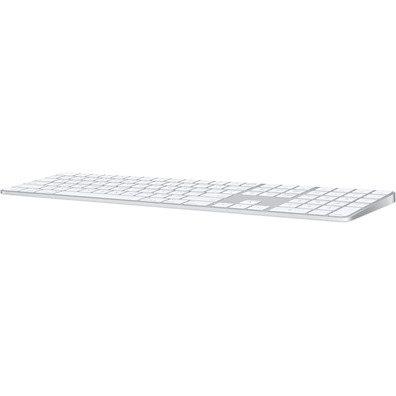 Teclado Inalámbrico Apple Magic Keyboard con Touch ID Teclado Numérico MK2C3Y/A Plata