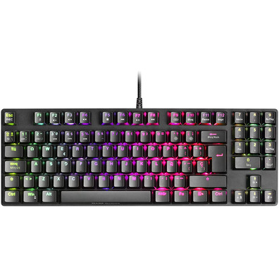 Teclado Mars Gaming MKREVO Pro RGB TKL Mecánico Outemu Blue