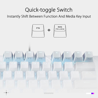 Teclado Mecánico Asus ROG Strix Scope TKL RGB Moonlight