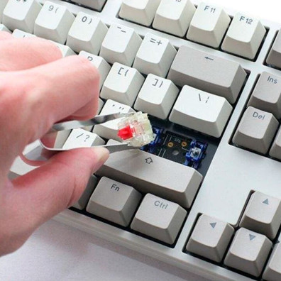 Teclado Mecánico Retro Ducky 100% Origin Vintage MX Silver (Español)