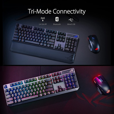 Teclado Mecánico Wireless Asus ROG Strix Scope NX