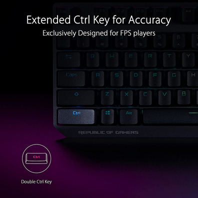 Teclado Mecánico Wireless Asus ROG Strix Scope NX