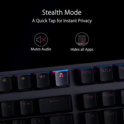 Teclado Mecánico Wireless Asus ROG Strix Scope NX