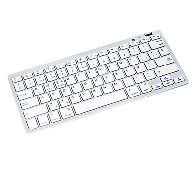 Teclado Mini bluetooth 3.0 Blanco Iggual