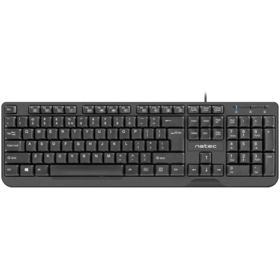 Teclado Natec Trout Slim Negro