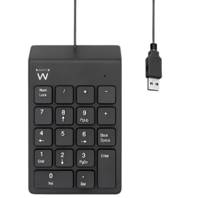 Teclado Numérico USB Negro Ewent - Componentes y Periféricos