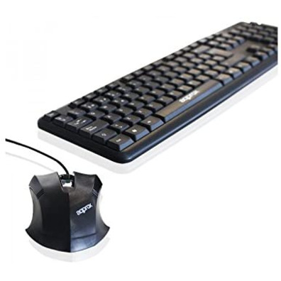 Teclado + Ratón Approx APPKBECOKIT Negro