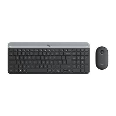 TECLADO Y RATÓN INALÁMBRICOS MK470 SLIM NEGRO LOGITECH