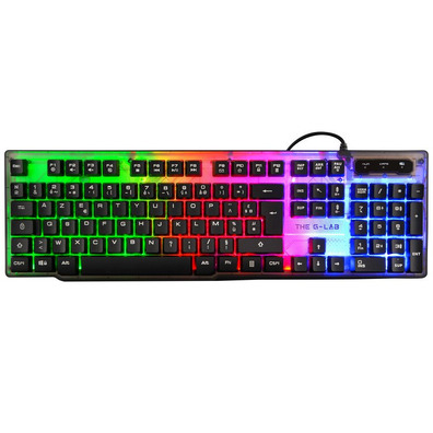 Teclado The G-Lab Gaming Keyz Neon RGB