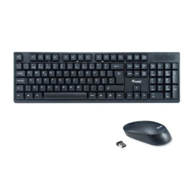 TECLADO Y MOUSE WIRELESS COMBO EQUIP LIFE 2.4GHZ NEGRO PORTUGUÉS