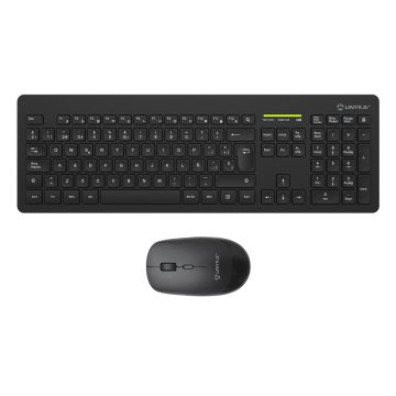 Teclado y Mouse Unykach Inalámbricos MK212 PRO Slim 2.4G 1600DPI Nano Receptor Ultradelgado