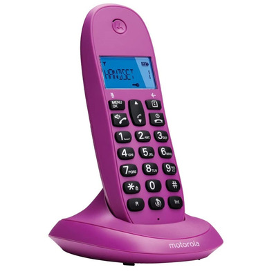 Teléfono Inalámbrico DECT Digital Motorola C1001LB+ Violeta