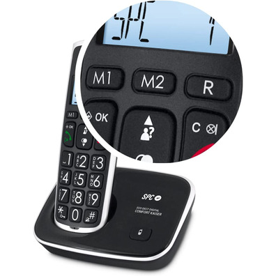 Teléfono Inalámbrico DECT Digital SPC Confort Kaise