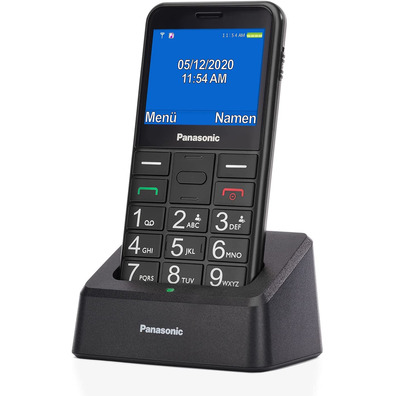 Teléfono Móvil para Personas Mayores Panasonic KX-TU155EXBN Negro