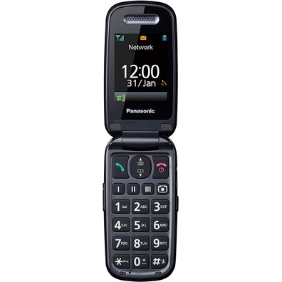 Teléfono Móvil para Personas Mayores Panasonic KX-TU466EX Negro