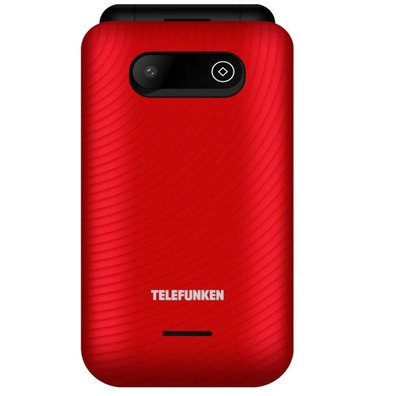 Teléfono Móvil Telefunken S760 para Personas Mayores Rojo