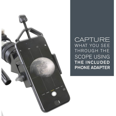 Telescopio Celestron Travel Scope 80 c/ Adaptador Smartphone
