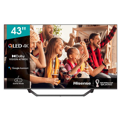 Televisión Hisense 43A7GQ QLED 43'' Smart TV 4K UHD