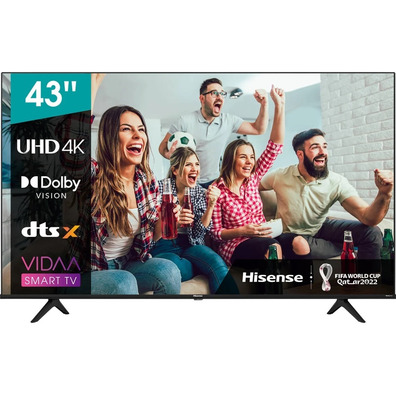 Televisión LED Hisense 43A6BG 43'' Smart TV 4K/Wifi/BT