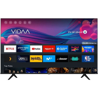 Televisión LED Hisense 58A6BG 58'' Smart TV 4K UHD