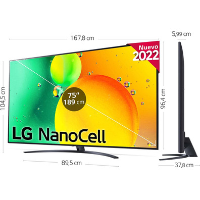 Televisión LG 43NANO766QA Nanocell 43'' Smart TV 4K UHD