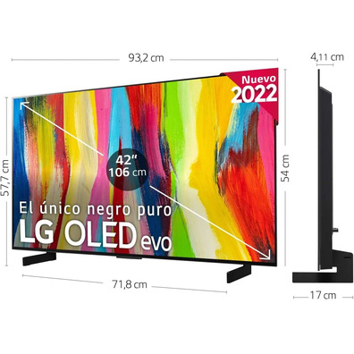 Televisión LG OLED42C24LA OLED 42'' Smart TV 4K HD