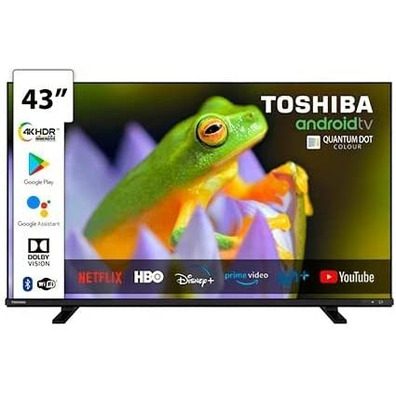 Televisión QLED 43'' Toshiba 43QA4C63DG Smart TV/4K UHD