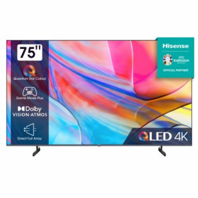TELEVISOR HISENSE 75" A79KQ UHD 4K QLED SMART-TV HDR10+ VESA 400X300mm