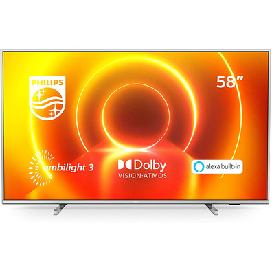 Televisor Philips 58PUS7855 58" Ultra HD 4K/Smart TV/WiFi Plata