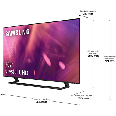 Televisor Samsung Crystal UHD UE43AU9005 43" Ultra HD 4K/Smart TV/WiFi