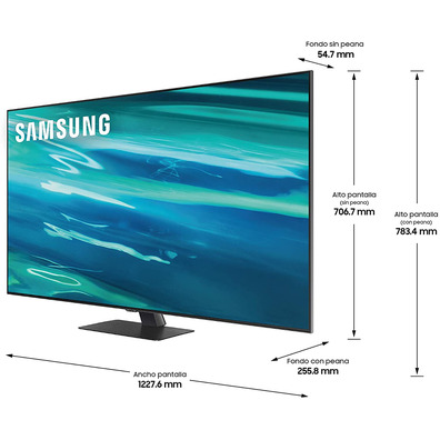 Televisor Samsung QE55Q80A 55'' Ultra HD 4K/Smart TV/WiFi