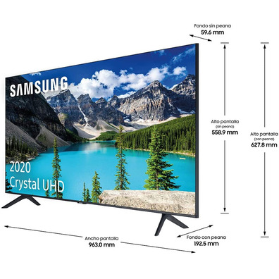 Televisor Samsung UE43TU8005 43" Ultra HD 4K/Smart TV/WiFi