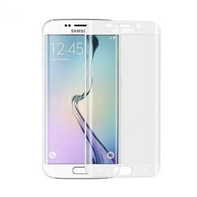 Cristal Templado para Samsung Galaxy 6 Edge Blanco