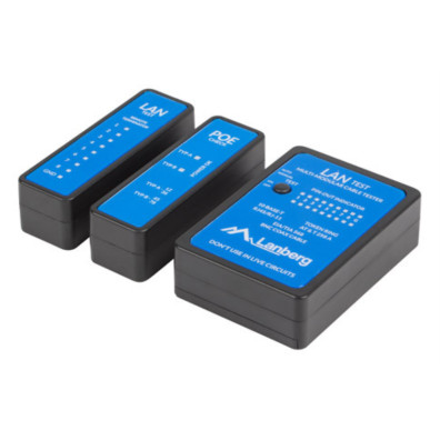 Tester de cables LAN y PoE Lanberg NT-0404