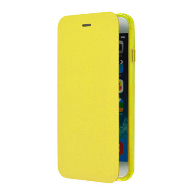 Funda con tapa para iPhone 6 Plus Amarillo