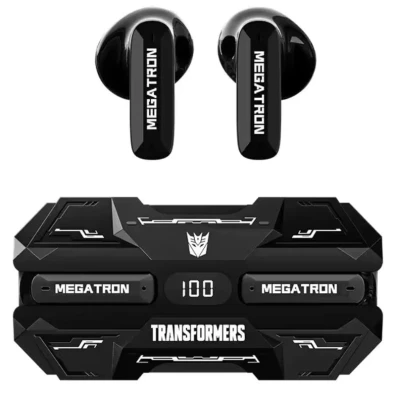 Transformers TF-T51 Auriculares en Negro/Blanco
