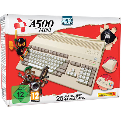 The A500 Mini (25 juegos de Amiga incluidos)