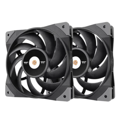 Thermaltake TOUGHFAN 14 - Pack de 2 Ventiladores 140mm Negro