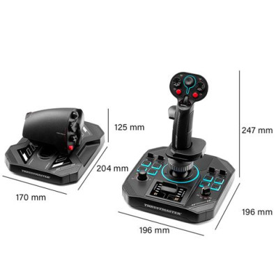 Thrustmaster Sol-R 4 HOTAS - Joystick y Acelerador PC