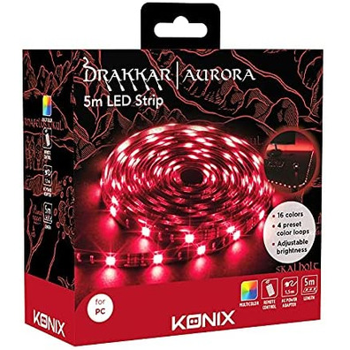 Tira LED Konix Drakkar Aurora 5m Regulable