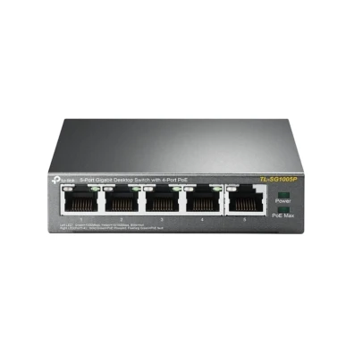 Switch TP-Link TL-SG1005P PoE+ Negro - Domótica y Redes