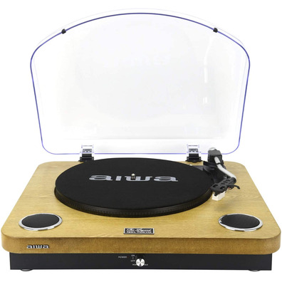 Tocadiscos Aiwa GBTUR-120BKMKII Madera